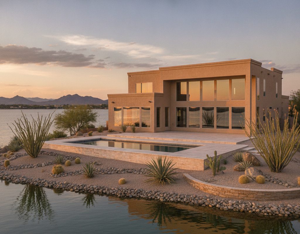 Tempe Residence, Tempe, AZ: 3M Prestige 40 Exterior on 8 panes, installed by American Window Film