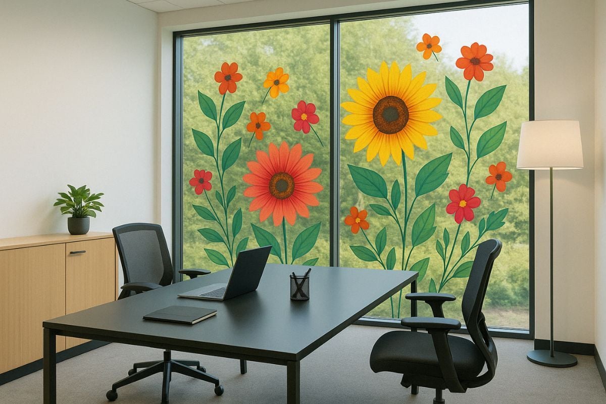 3m vinyl wall graphics in Des Moines office