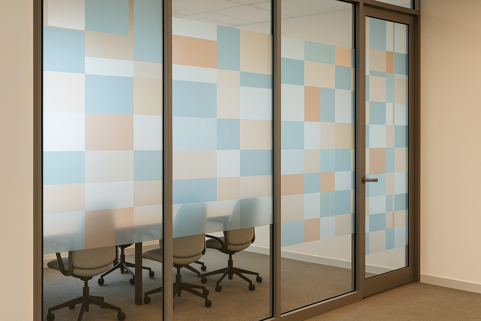 3m Vinyl Graphics Knoxville Office Meeting Room