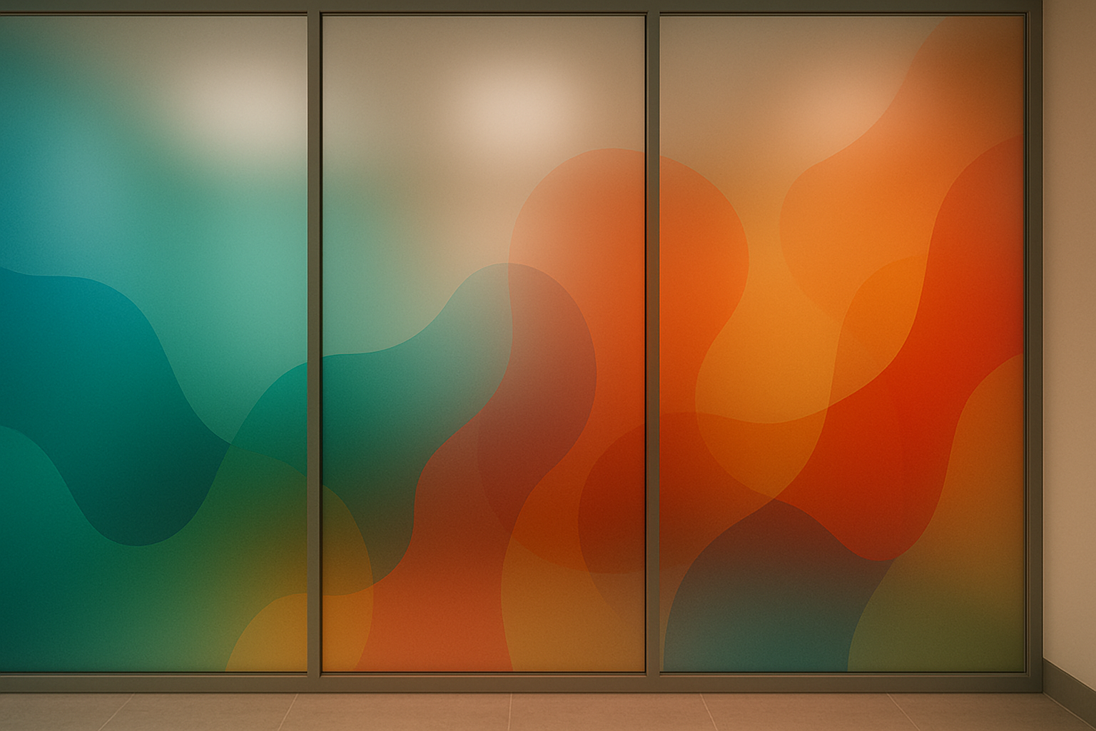 3m vinyl wall graphics in new york office