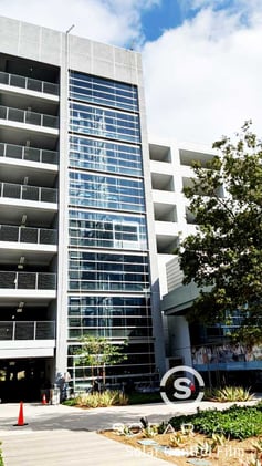 Before Exterior Window Film in Irvine, Californa