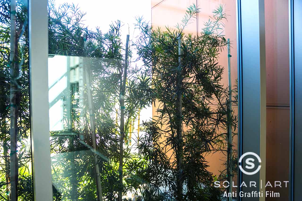 Anti Graffiti window film in Santa Ana, California