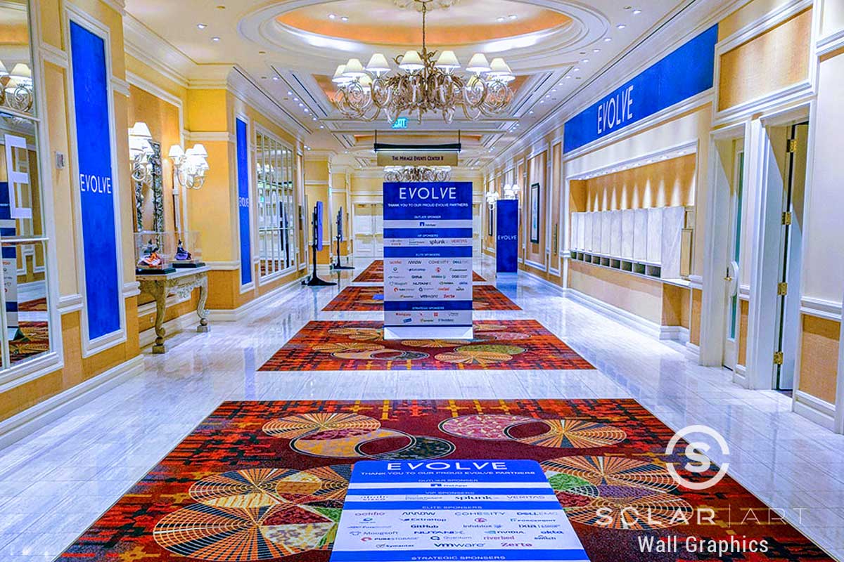 conference branding with custom graphics las vegas