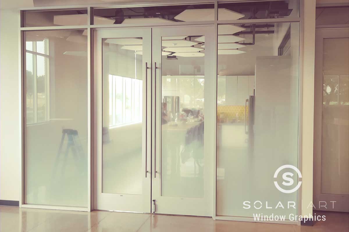 gradient window film for office glass in la jolla california