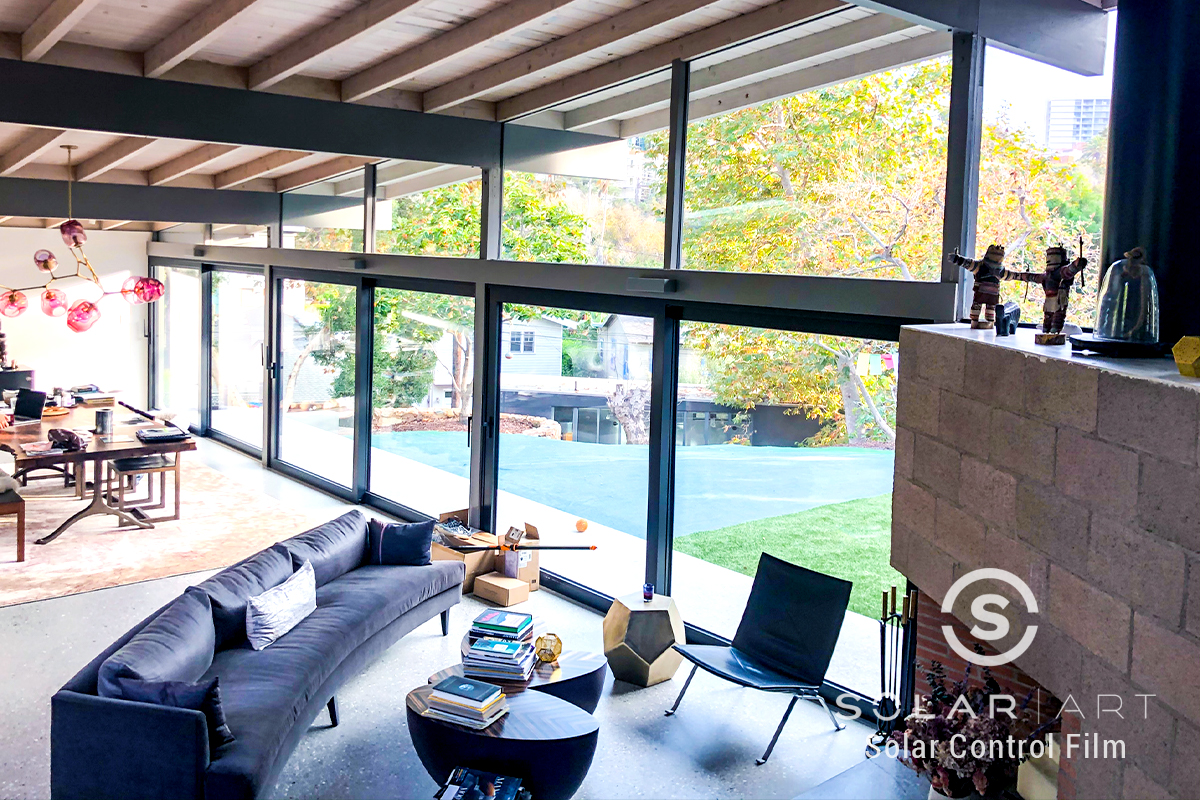 heat blocking window film santa monica california