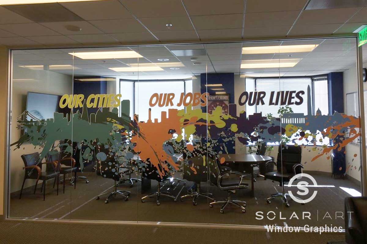 office window graphics in oakland california