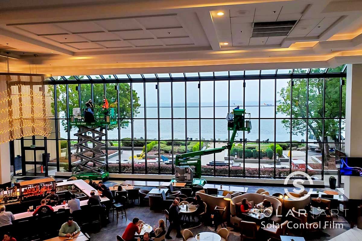 solar control window film for businesses burlingame california