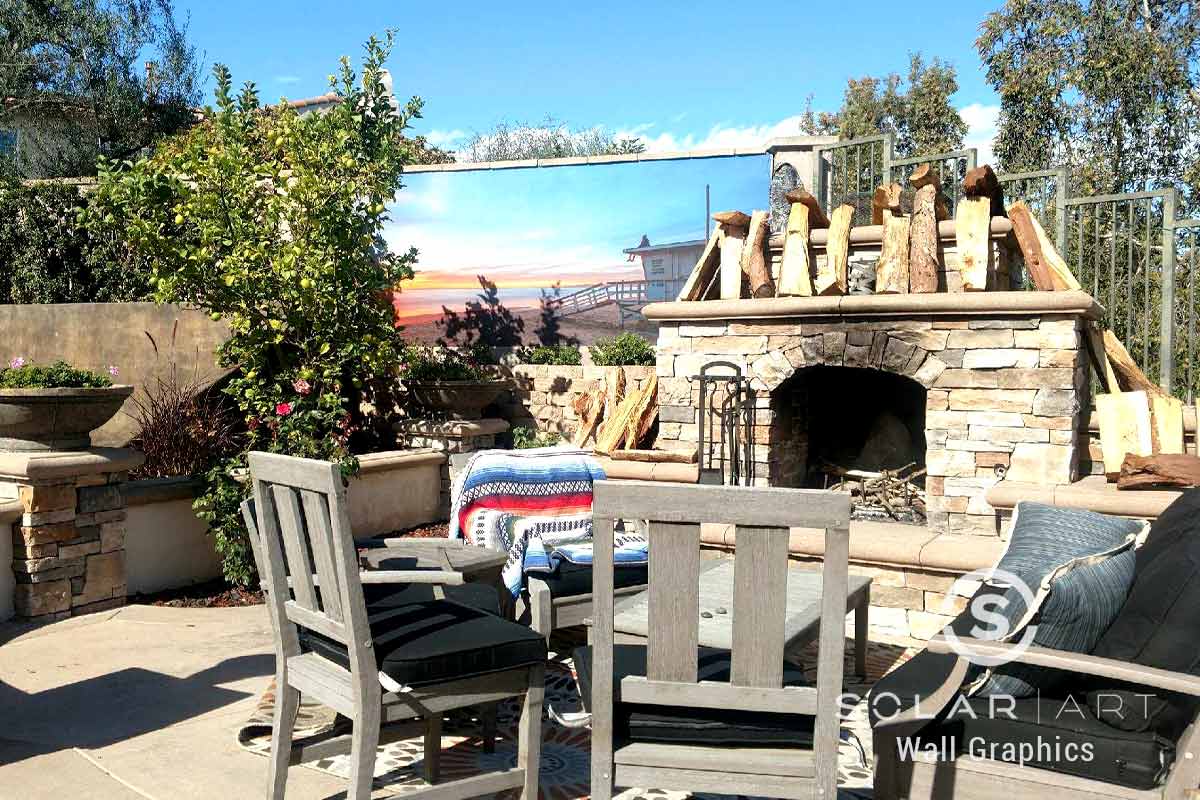 wall mural for your home in huntington beach