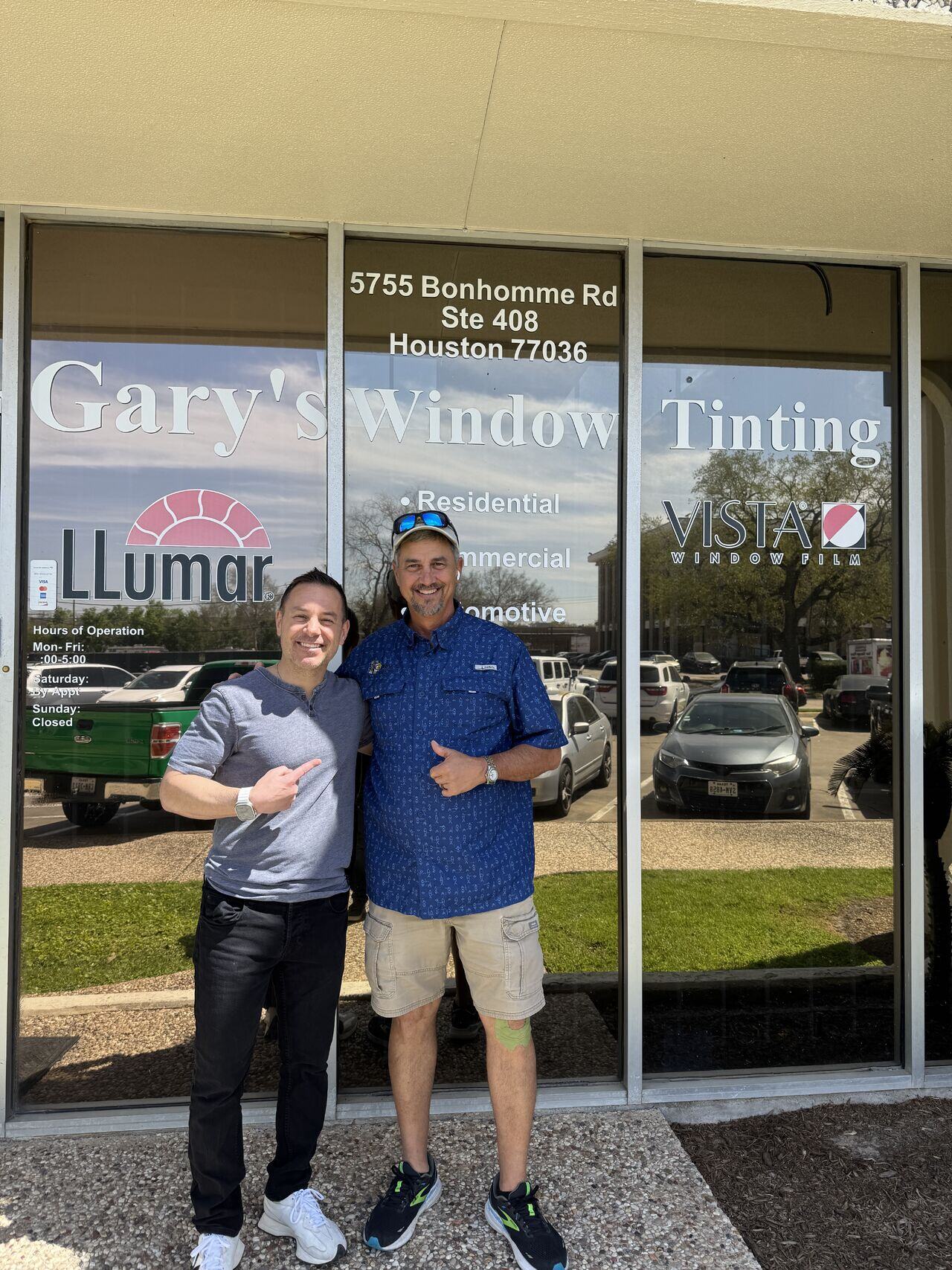 Matthew Darienzo with Garys Window Tinting after acquisition