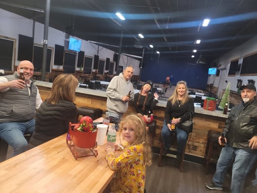 The Dallas team out together on We Not Me Time
