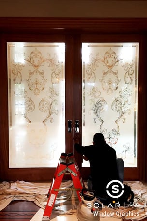 Window Graphics in Atherton, California