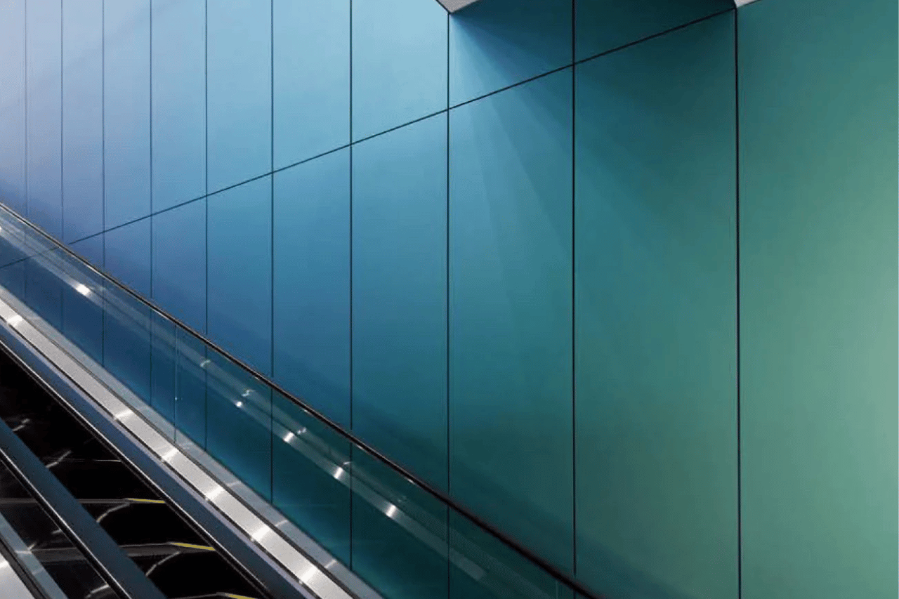 architectural finishes blue