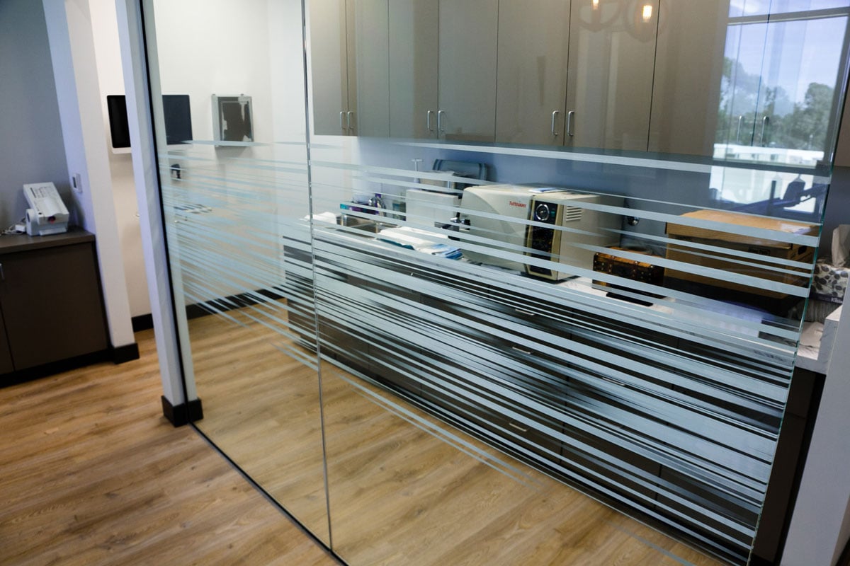 Patterned window film