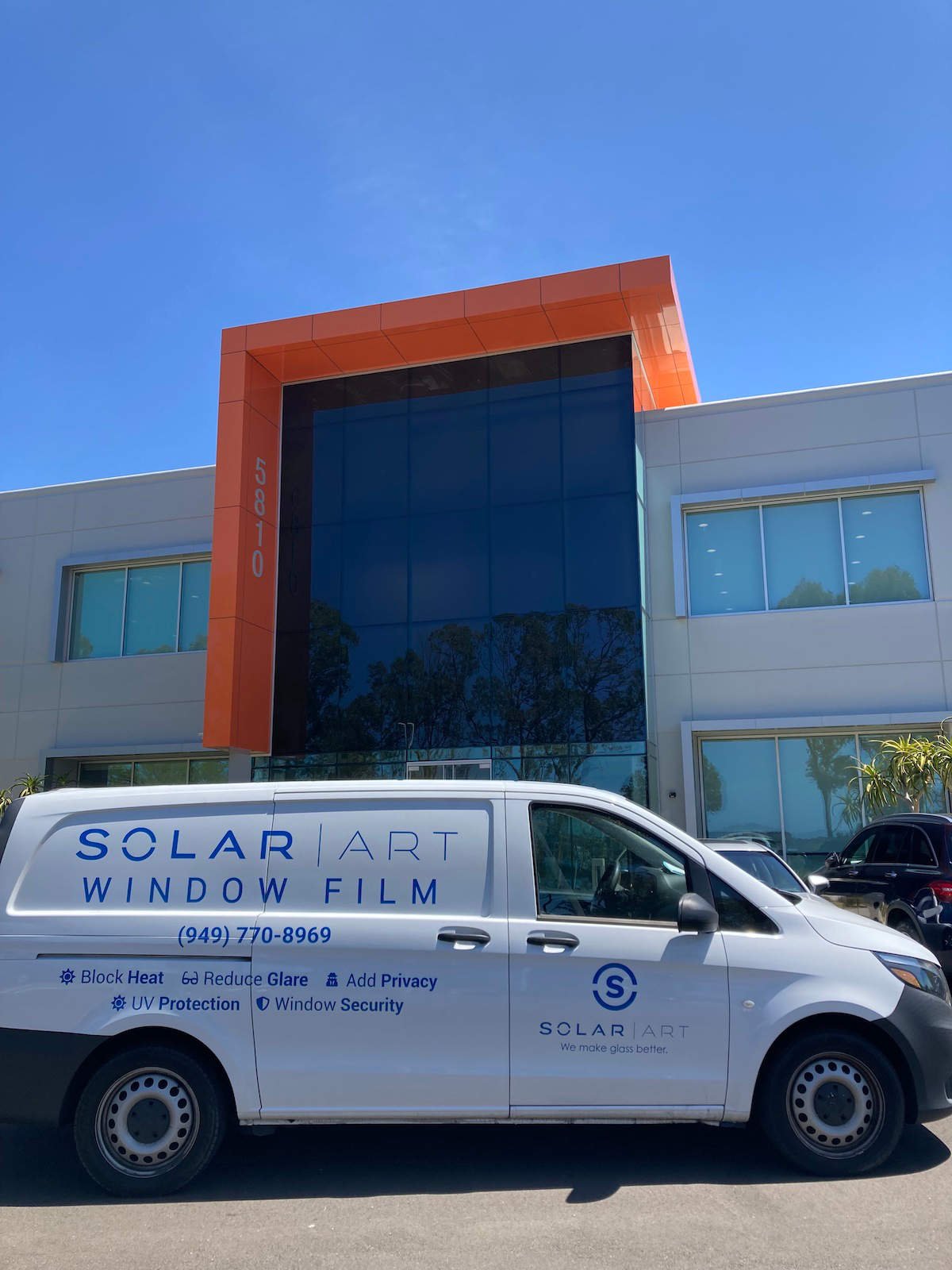 Garland TX commercial building window film