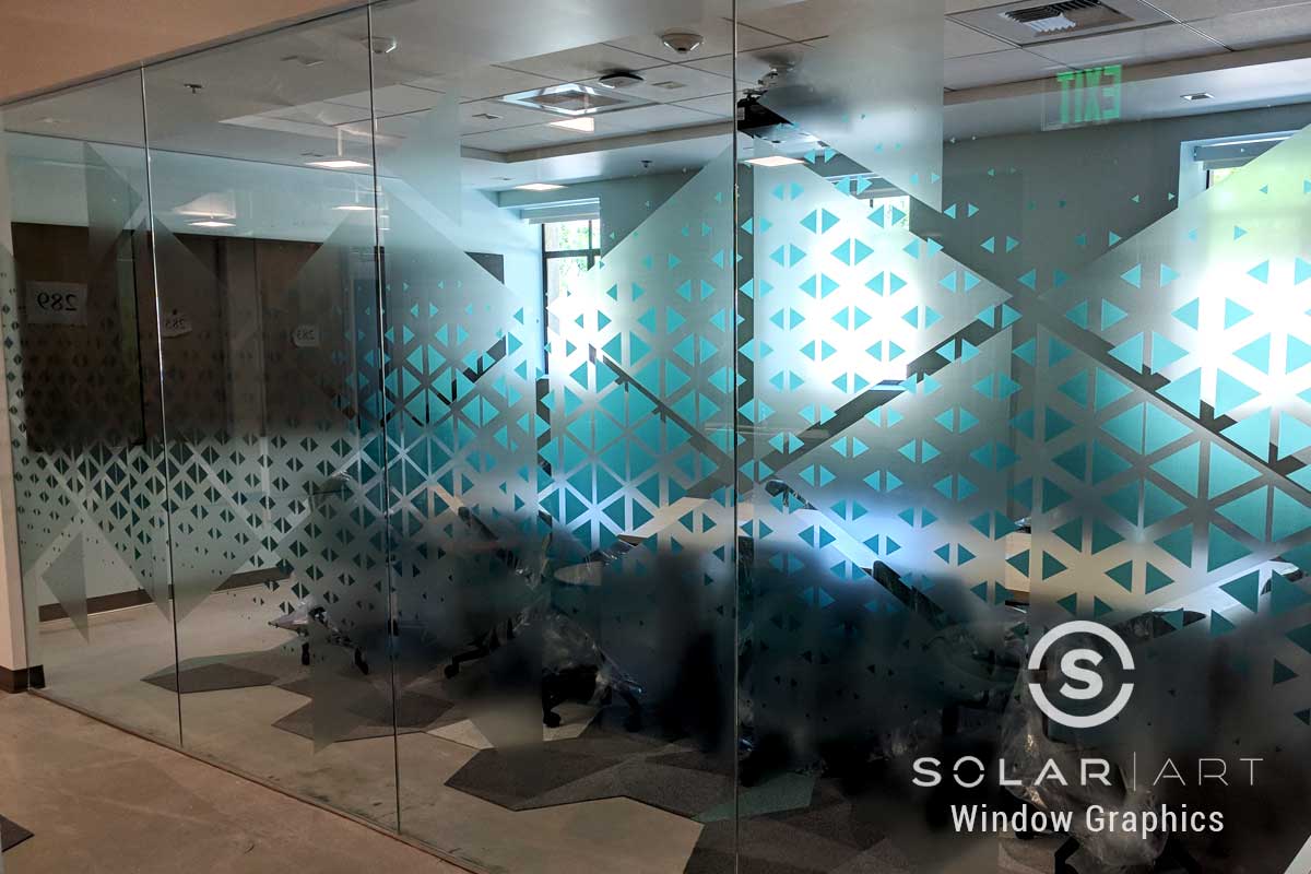 custom graphics conference room glass los angeles