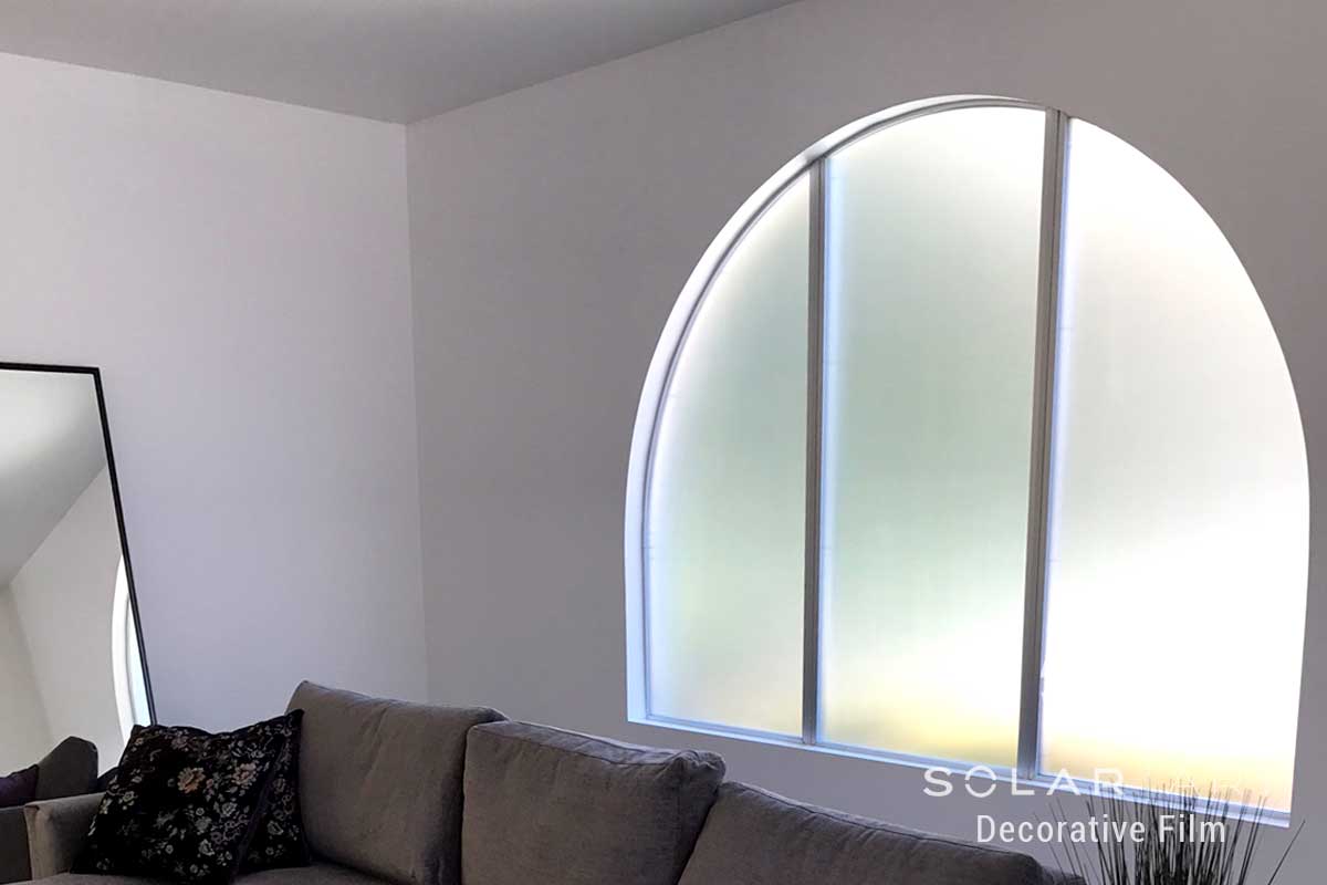 frosted window film for home privacy in irvine