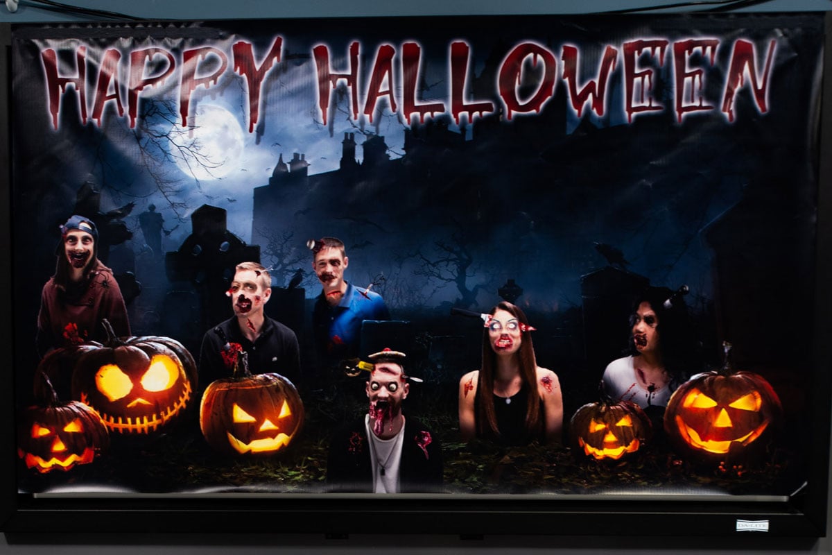 Custom graphics as a party decoration custom graphics as a party decoration