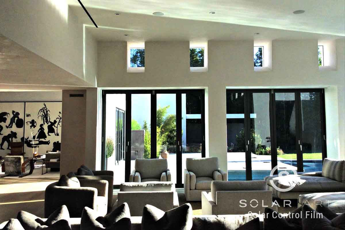 Ceramic window film for homes