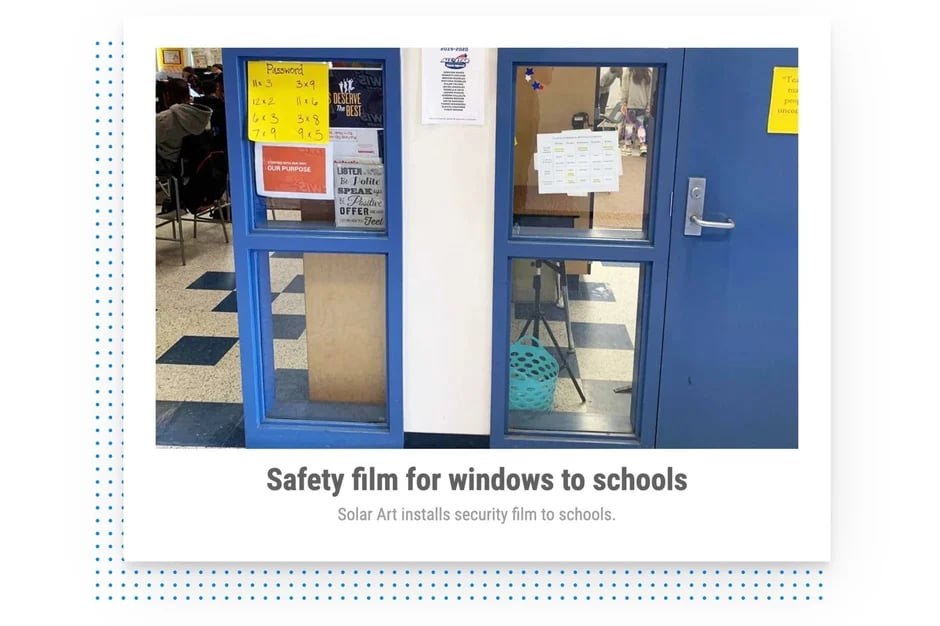 safety security film for Missouri schools