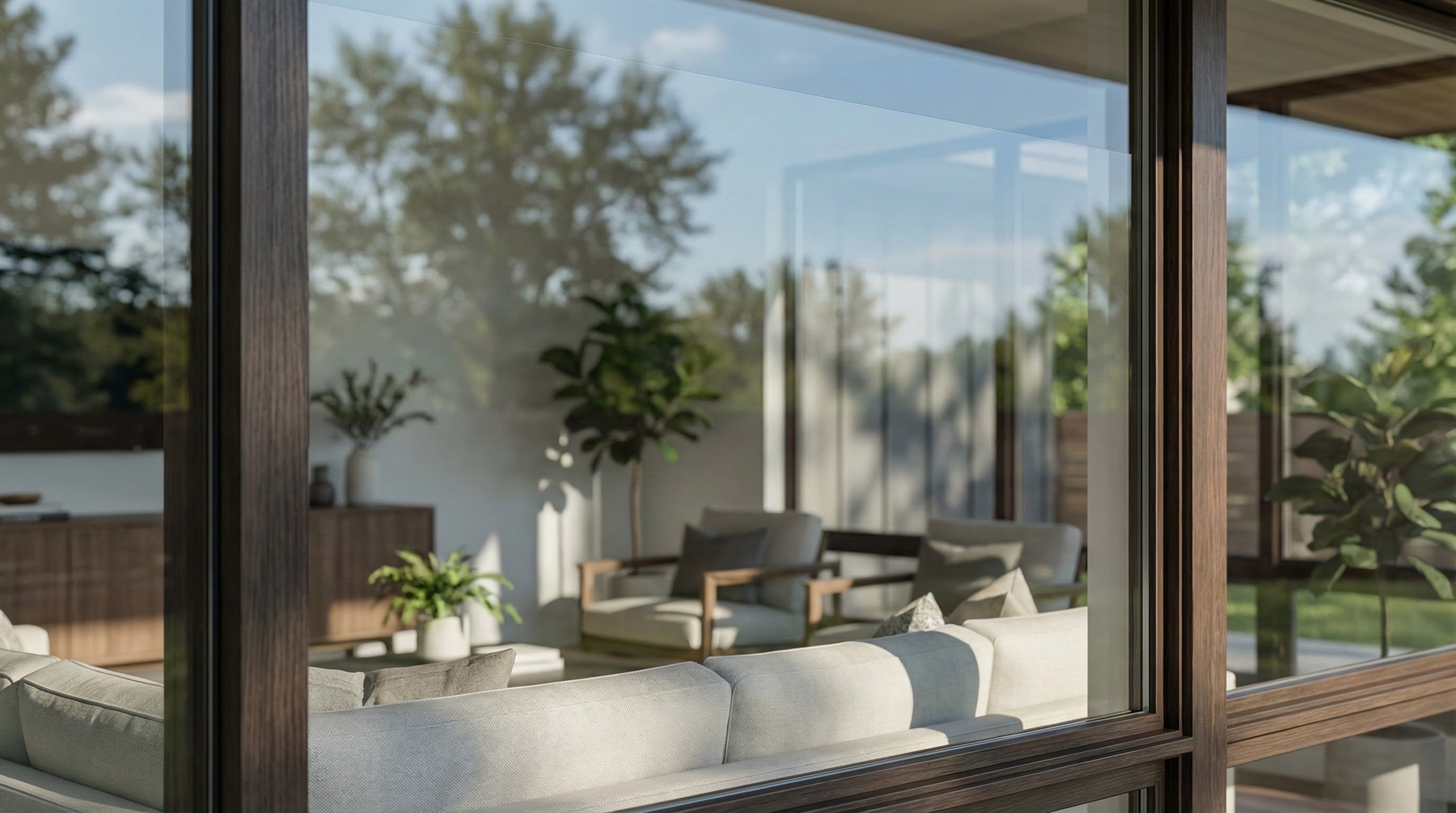 Residential window film installed on home windows in Denver for heat and UV control