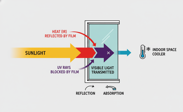 How can I reduce heat in my home without replacing windows?