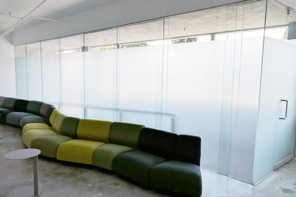 frosted window film conference rooms