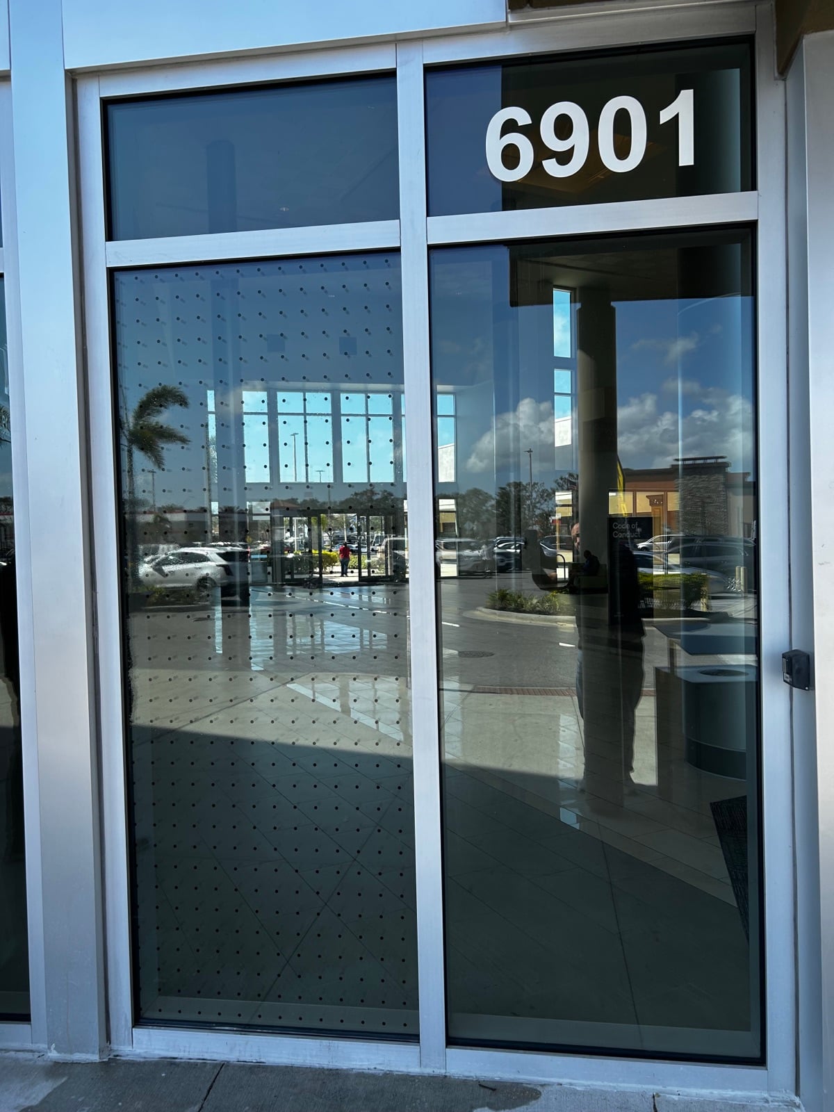 WingSafe Black Dot bird collision deterrent film installation