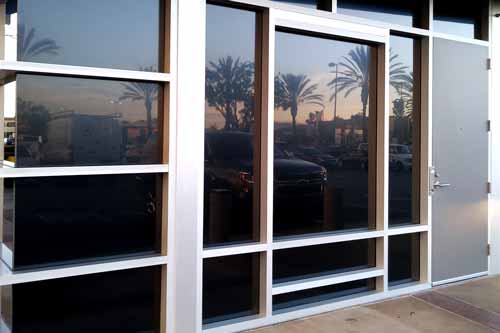 blackout window film for storefront