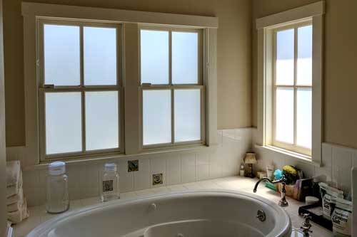 bathroom window privacy film