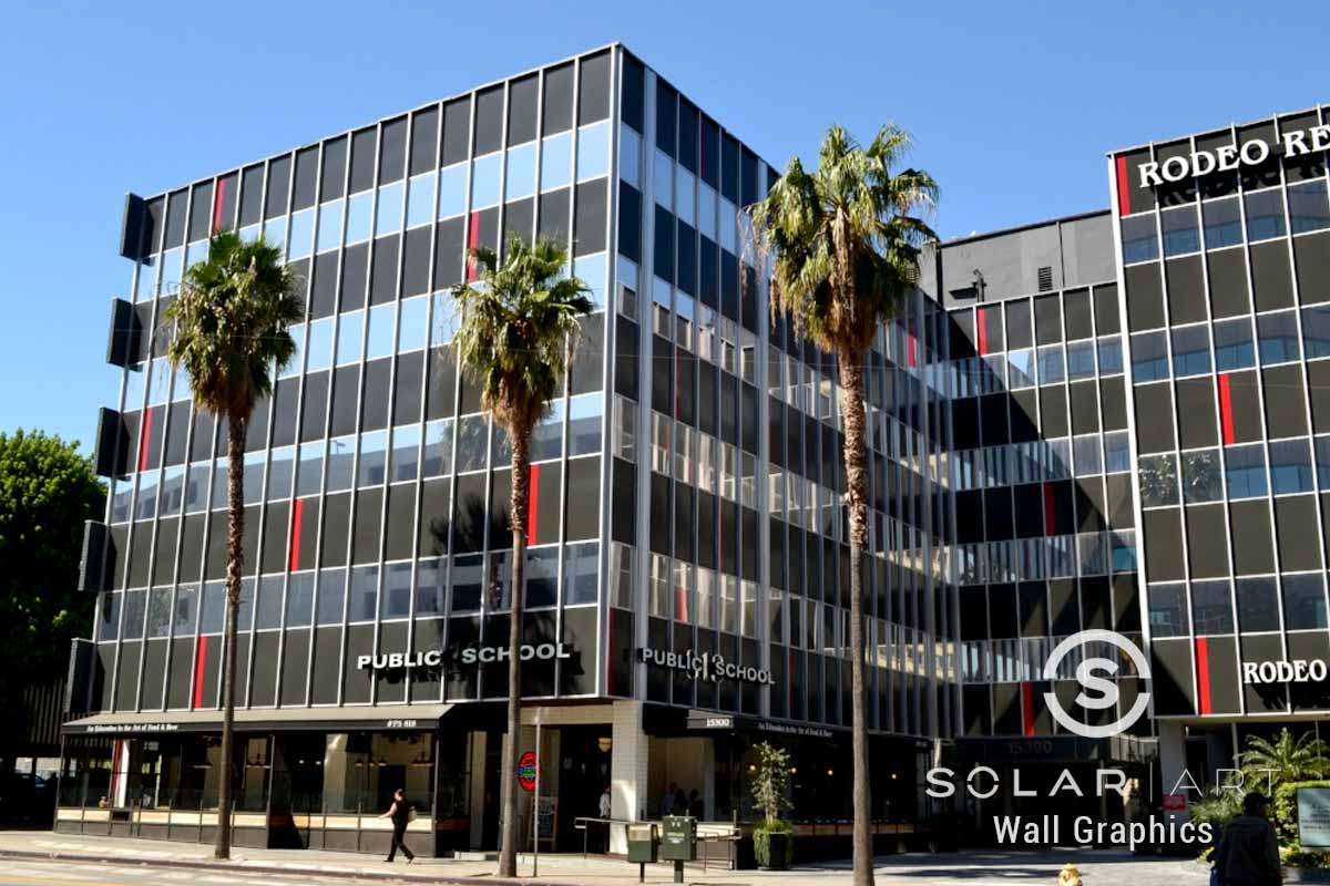 Building Wrap Installation to a Building in Sherman Oaks, California
