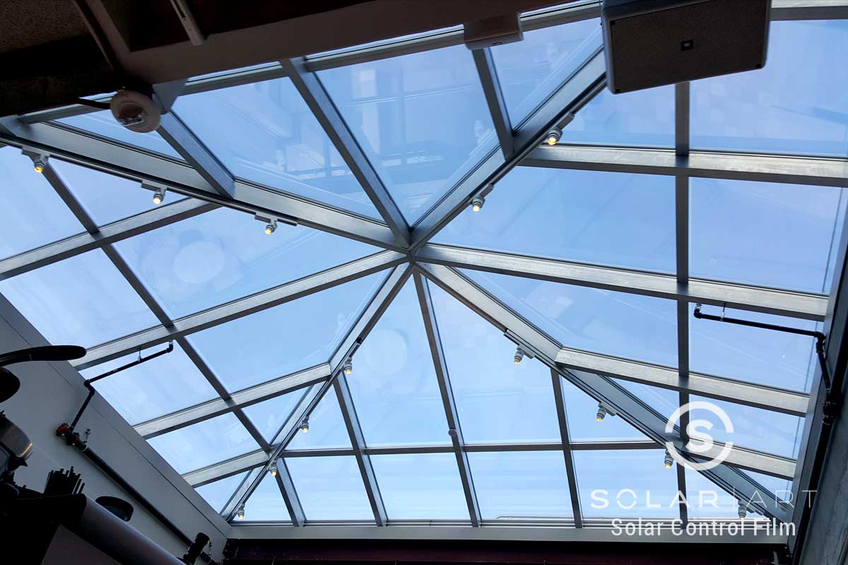 Skylight Window Film Installation&nbsp;to the Westfield Mall in Santa Ana, California