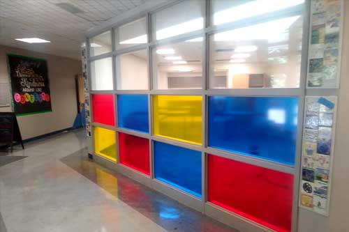 vinyl window film for schools