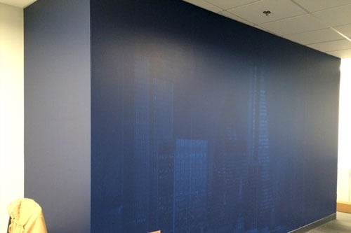 wall mural installation