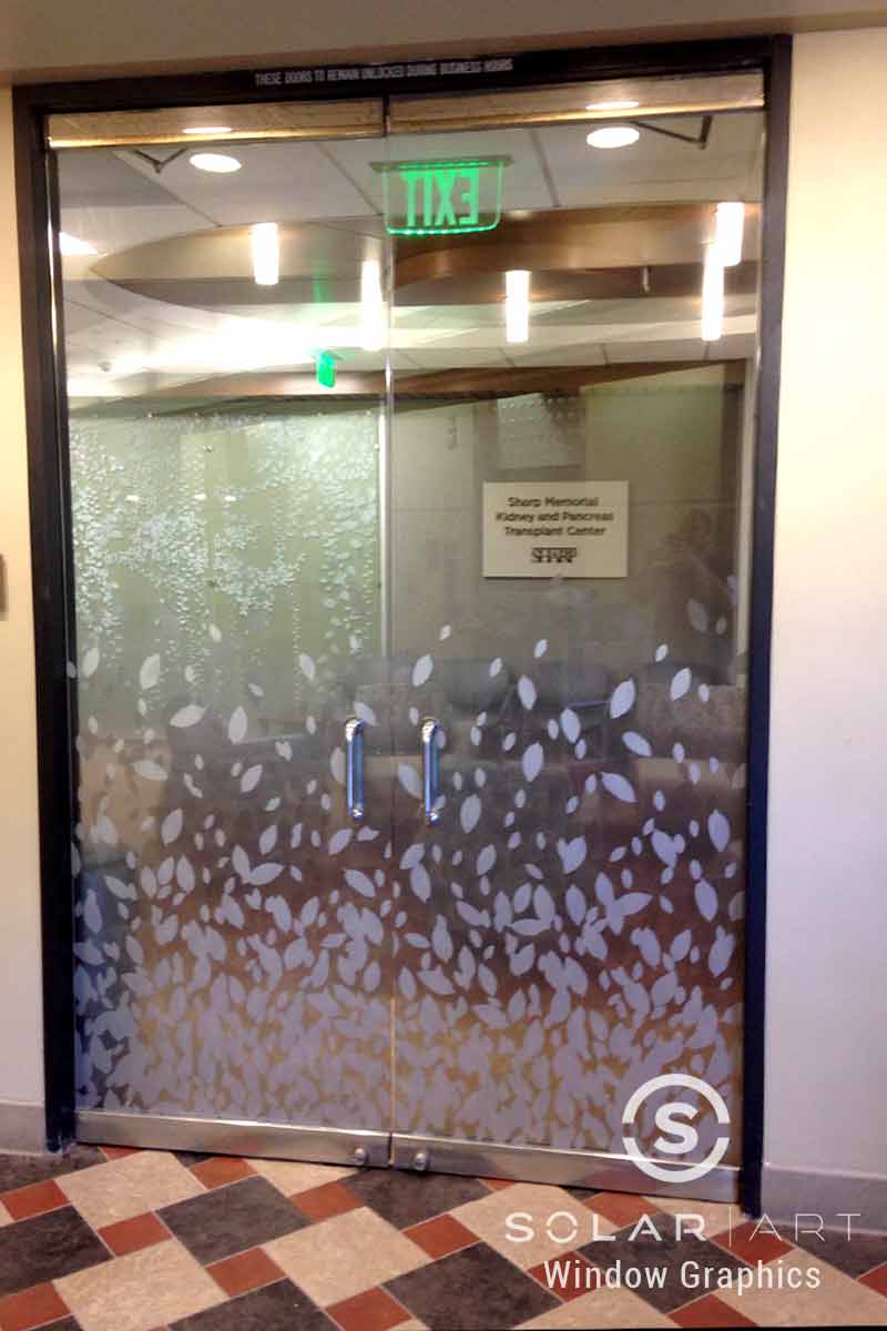 Window Graphics Installation&nbsp;at Sharp Memorial Hospital in San Diego, California