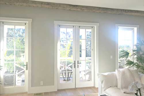 glare reducing window film for house windows