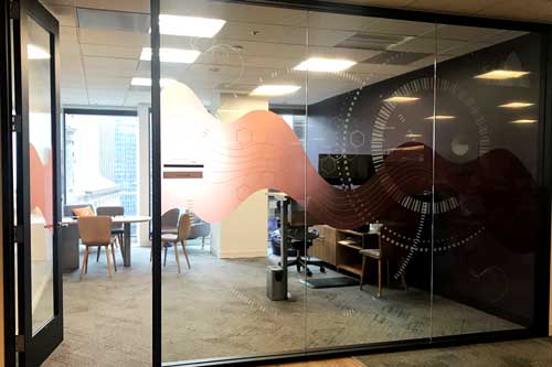 window graphics for office windows in san francisco ca